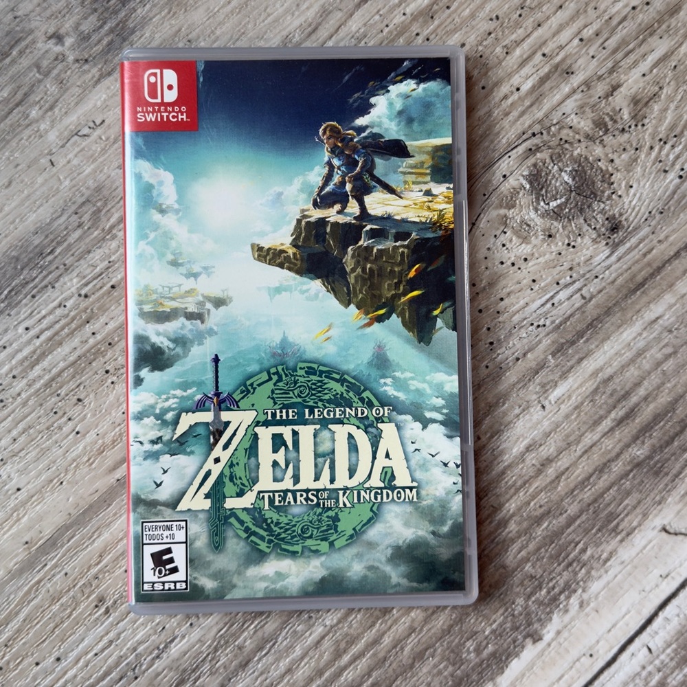 Nintendo Switch The Legend of Zelda Tears of The Kingdom.